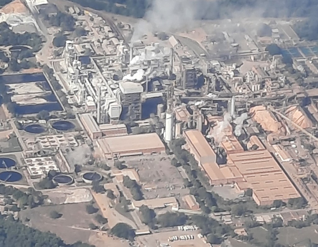 F&aacute;brica da Cenibra, em Belo Oriente