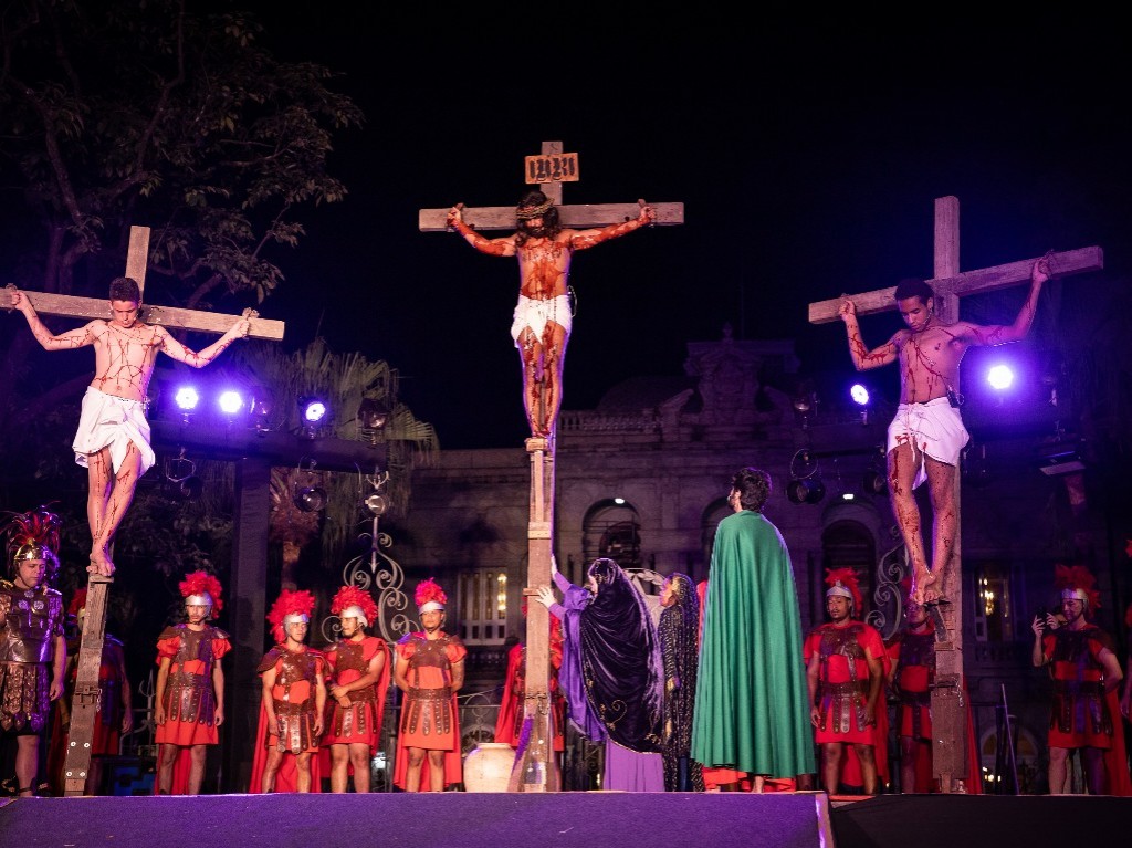 Encena&ccedil;&atilde;o da Paix&atilde;o de Cristo em BH