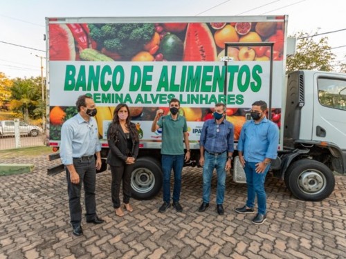 Caminhão passa a integrar estrutura do Banco de Alimentos em Ipatinga