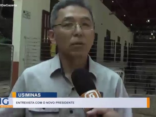 Novo presidente da Usiminas concede entrevista para imprensa regional
