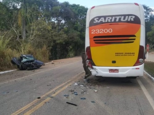 Acidente entre Ferros e Guanhães mata mulher de 70 anos