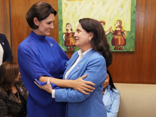 Michelle convida Rosângela para vice-presidência do PL Mulher