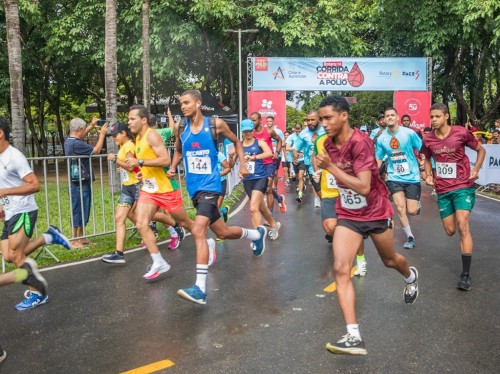 Corrida solidária marca a luta contra a Poliomielite em Ipatinga