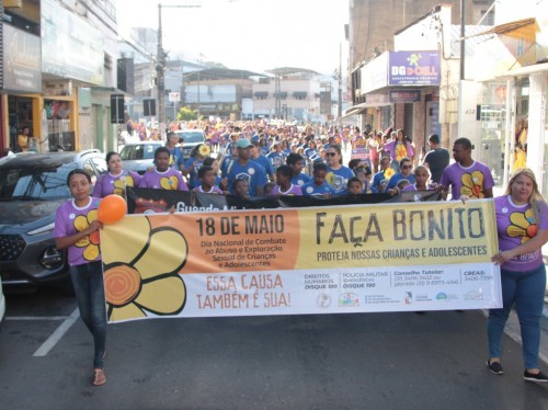 Prefeitura promove caminhada da luta antimanicomial e contra exploração sexual infantil