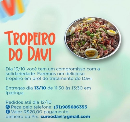 Tropeiro do Davi: Ação Solidária Busca Arrecadar Fundos para Tratamento de Doença Rara