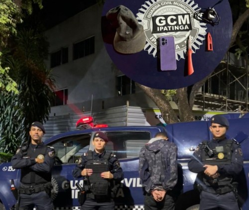 Guarda Municipal prende ladrão no Parque Ipanema