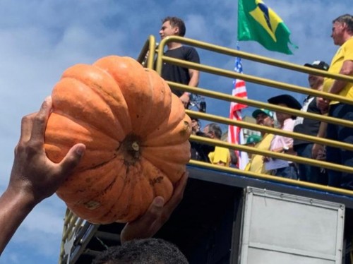 Movimento Verde Amarelo marca presença em manifestação de Bolsonaro 