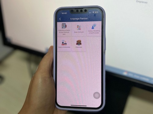 Paraíso lança app para quem procura trabalho 