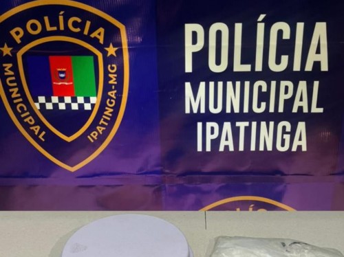 Polícia Municipal de Ipatinga prende suspeito de tráfico de drogas