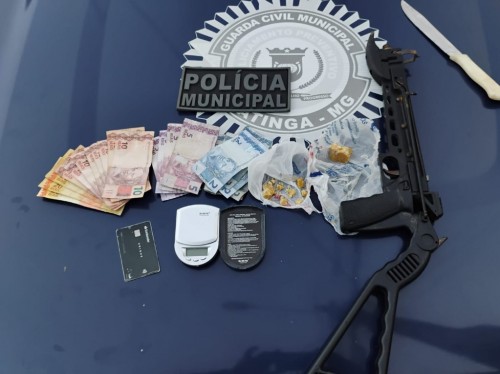 Polícia Municipal de Ipatinga  prende jovem por tráfico de drogas 