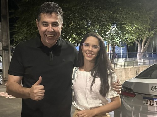 Nathalia Almeida e Heleno do Hospital confirmam parceria política