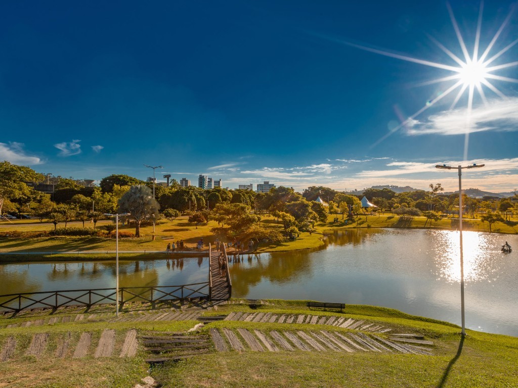 Parque Ipanema, um dos principais atrativos de Ipatinga